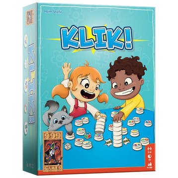 Klik! Actiespel, Hobby en Vrije tijd, Gezelschapsspellen | Bordspellen, Ophalen of Verzenden, Nieuw