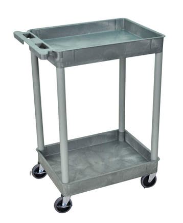 Luxor kunststof etagewagen - Grijs - Polyethyleen met hoge, Verzenden