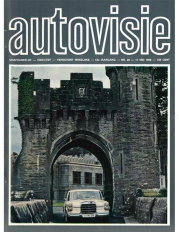 1968 AUTOVISIE MAGAZINE 20 NEDERLANDS, Nieuw, Author