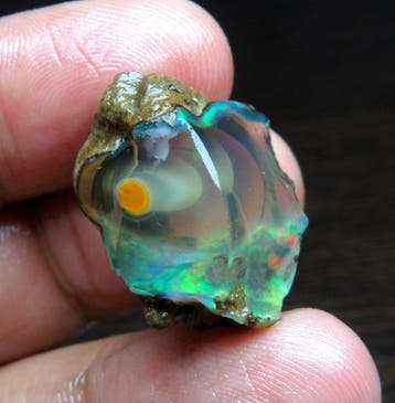 Natuurlijke ruwe Ethiopische opaalmonster Vrije vorm