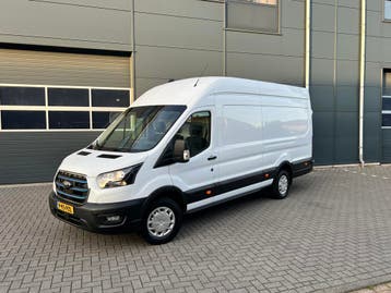 Ford E-Transit 390 L4H3 184 pk Direct leverbaar, Automaat, Gebruikt, Wit, Elektrisch