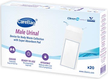 CareBag® wegwerp urinaal - 20 stuks, Verzenden
