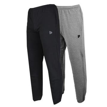 Donnay Donnay Heren - 2-Pack - Joggingbroek Alec - Zwart &, Kleding | Heren, Verzenden, Nieuw