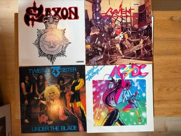 AC/DC, / Twisted Sister / Saxon / Raven - 4 x Original Heavy, Nieuw in verpakking