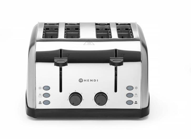 Toaster 4-sneetjes, Hendi, 240v/1500w, 295x335x(h)180mm, Zakelijke goederen, Horeca | Keukenapparatuur, Nieuw in verpakking, Ophalen of Verzenden