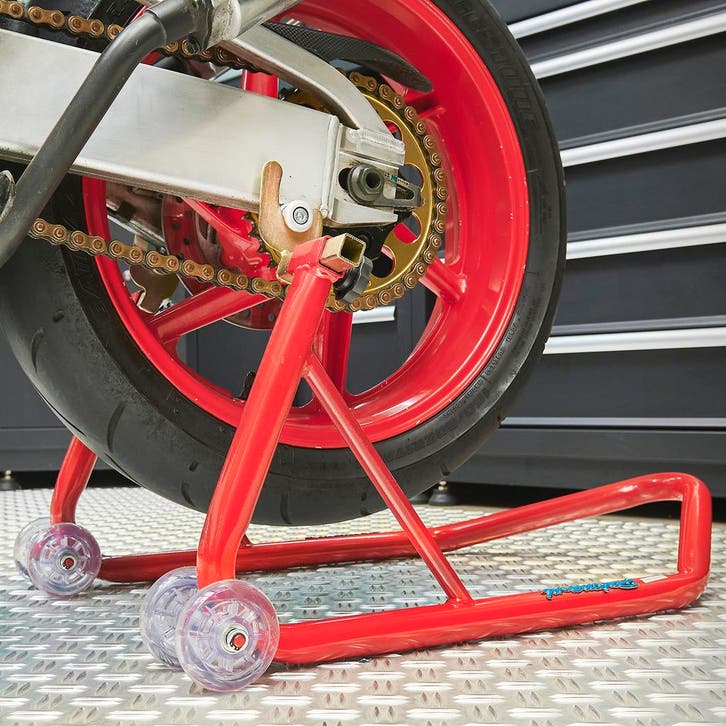 Datona Paddockstand Xtreme achterwiel - rood - Datona, Motoren, Onderdelen | Merk-onafhankelijk, Nieuw, Ophalen of Verzenden