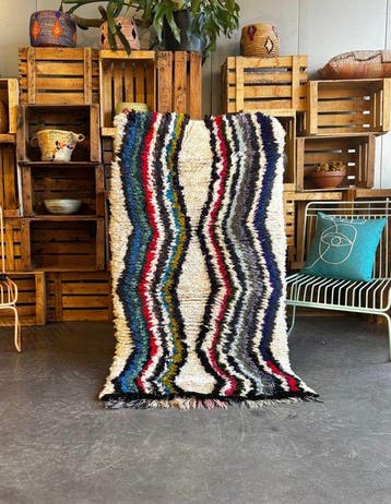 Tapis berbère marocain vintage - Vloerkleed - 150 cm - 90 cm, Nieuw