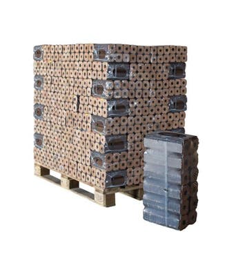 Pini Kay briketten (960 kg) | Nederlands product | hardhout, Minder dan 3 m³, Verzenden, Overige houtsoorten, Blokken
