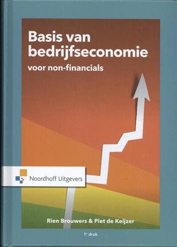 De Basis van Bedrijfseconomie voor non, 9789001875459, Boeken, Verzenden, Zo goed als nieuw, HBO