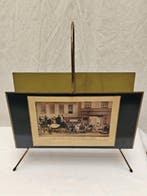 Tijdschriftenhouder - Messingen Magazine Rack (English Prent