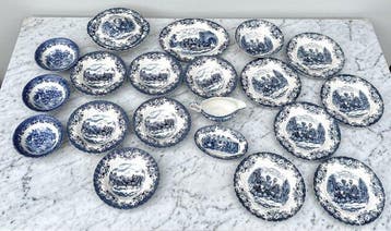 Johnson Brothers - Tafelservies voor 6 (20) - Coachingscènes