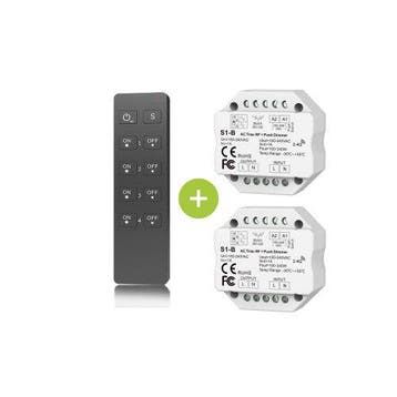 Bundelpakket | 2X AC Triac RF draadloze dimmer | 100-240V, Doe-het-zelf en Verbouw, Ophalen of Verzenden, Nieuw