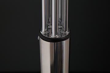 Vloerlamp met vijf lichtpunten, 200 cm, chroom - 7365, Huis en Inrichting, Ophalen of Verzenden, Nieuw