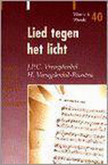 Lied tegen het licht / Woord & wereld / 40 9789050460378, Verzenden, Gelezen, J.P.C. Vreugdenhil
