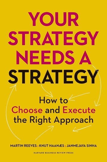 Your Strategy Needs A Strategy - Martin Reeves 9781625275868, Boeken, Verzenden, Zo goed als nieuw, Martin Reeves