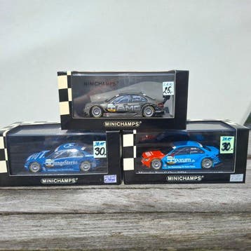 Minichamps 1:43 - Model raceauto (3) - Mercedes-Benz C-Class, Nieuw