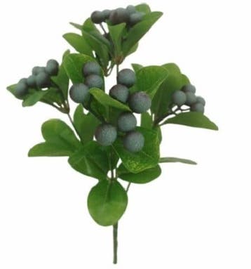 Bessentak Blauw Kunstbloem 32 cm per stuk, Huis en Inrichting, Woonaccessoires | Kunstplanten en Kunstbloemen, Ophalen of Verzenden
