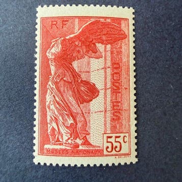 Frankrijk - Yvert 355 Samothrace in nieuwstaat zonder, Gestempeld