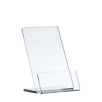 A6 Folderhouder / Brochurehouder / Acrylglas L-Standaard...