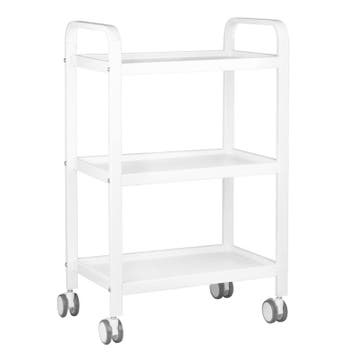 Cosmetische Assistententafel HS-09 Wit – 3 Planken – Metalen, Ophalen of Verzenden, Nieuw
