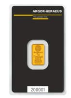 2 Gram Goudbaar - Argor-Heraeus (met certificaat), Verzenden, Goud