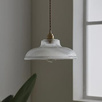 Groene Glazen Hanglamp Vintage - Sfeervolle Verlichting voor, Verzenden, Nieuw