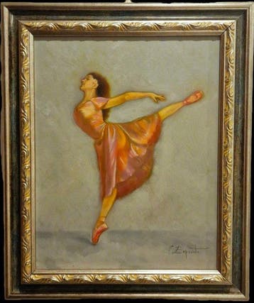 Carlo Esposito (XX) - Ballerina in rosa