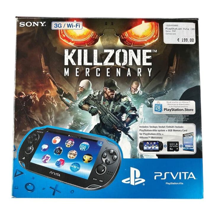 Playstation Vita Oled Killzone Mercenary Edition (BOXED) (PS, Spelcomputers en Games, Spelcomputers | Sony PlayStation Vita, Verzenden