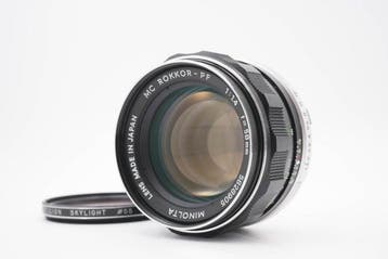 Minolta MC ROKKOR-PF 58mm f/1.4 Cameralens, Nieuw