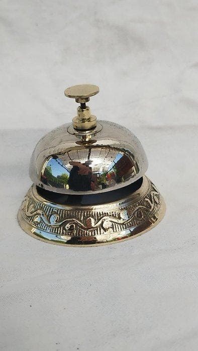 Servicebel - dentelles antique - Koepel - Frankrijk, Antiek en Kunst, Curiosa en Brocante