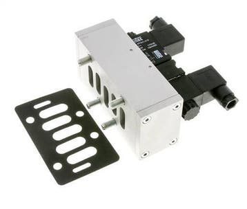 5/3 ISO 5599-3 Middenuitlaat Magneetventiel 24V DC, Doe-het-zelf en Verbouw, Verzenden, Nieuw