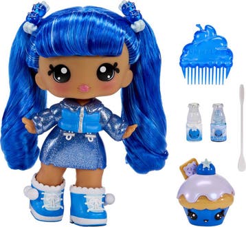 Yummiland pop met lipglossdiertje - Rory Blueberry - 25 cm, Ophalen of Verzenden, Nieuw