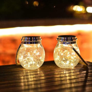 Solar hanglamp/tafellamp buiten 'Betsy' - Op zonne-energie, Tuin en Terras, Buitenverlichting, Zonne-energie, Verzenden, Nieuw