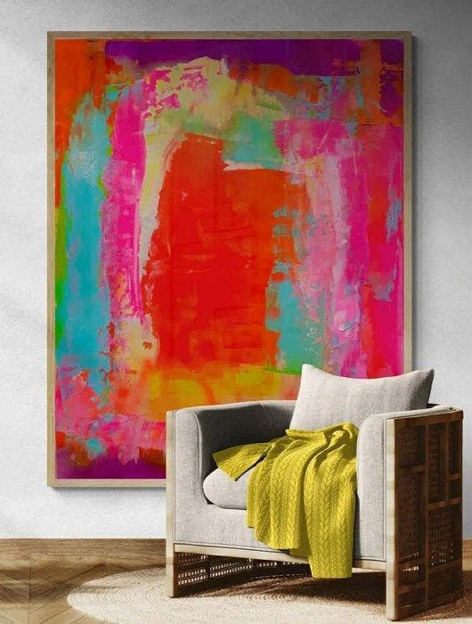 Giogia fl - Falling In Love- XL -, Antiek en Kunst, Kunst | Schilderijen | Modern