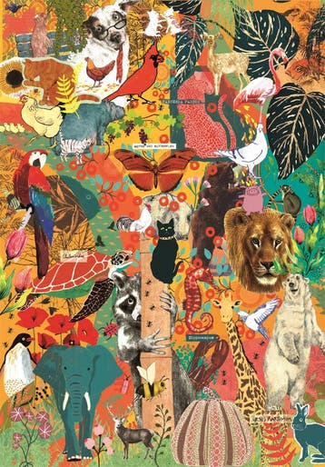 Clementoni puzzel - dieren botanisc van €9,99 voor €5,00, Ophalen of Verzenden, Nieuw