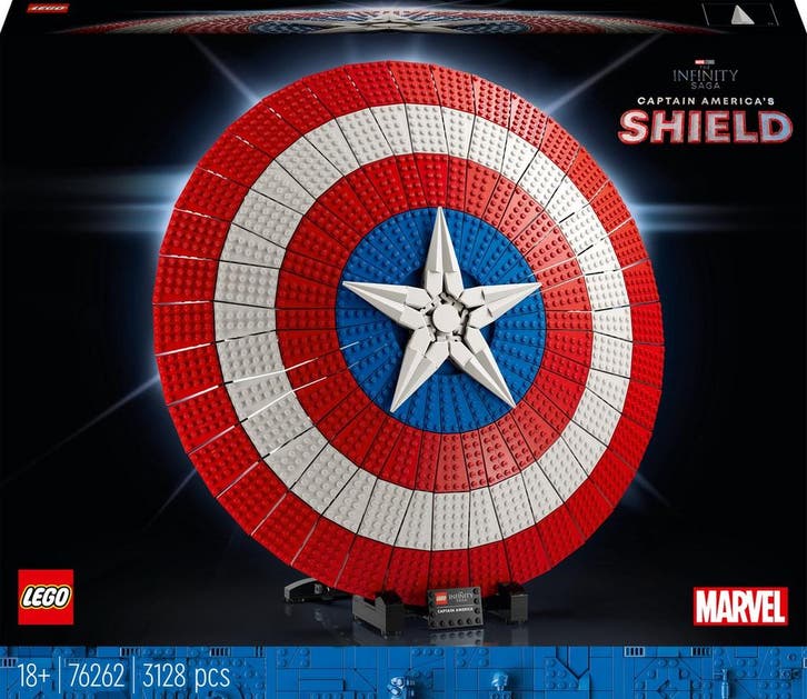 LEGO Marvel Het schild van Captain America - 76262, Verzamelen, Overige Verzamelen, Verzenden