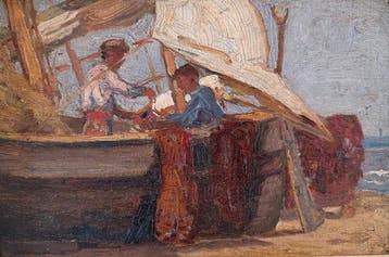 William A Cuthbertson (Attrib) (1882-1968) - Cabanal, Spain
