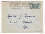 Frankrijk 1944 - Bevrijding van Lyon - stempel Lyon bevrijd, Gestempeld
