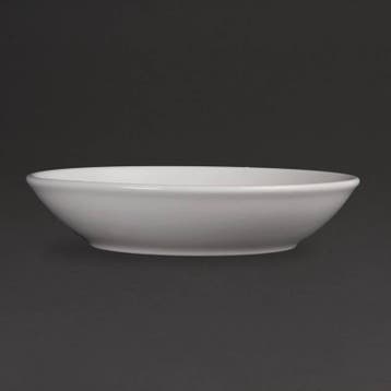 Witte ronde borden porselein 20,5 cm (stuks 6), Verzenden