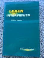 Leren interviewen, Verzenden, Gelezen, Niet van toepassing, Marian Hulshof