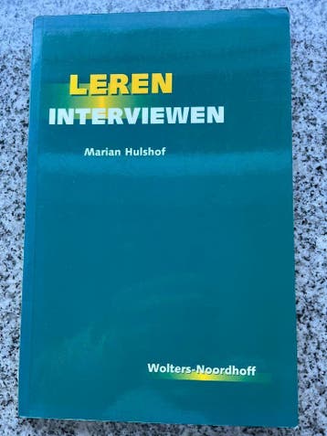 Leren interviewen, Verzenden, Gelezen, Niet van toepassing, Marian Hulshof