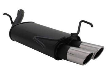 Novus sportuitlaat Opel Corsa C 2x76mm SR-Design einddemper, Verzenden, Nieuw