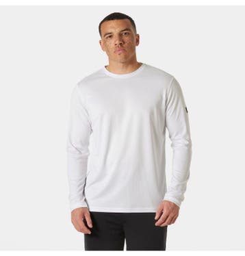 Helly Hansen Crew Shirt met Lange Mouwen | Heren | Wit, Ophalen of Verzenden, Nieuw