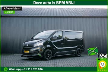 Fiat Talento 2.0 EcoJet L1H1 145PK | 3-Zits | Camera | Cruis, Gebruikt, Zwart, Leder, Onderhoudsboekje