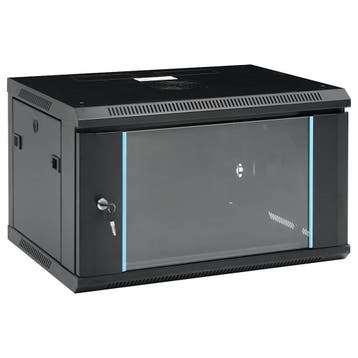 vidaXL Netwerkkast voor aan de muur 6U 19 IP20 600x450x350, Verzenden, Nieuw