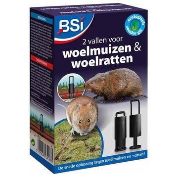 Woelmuisval | BSI | 2 stuks, Verzenden, Nieuw