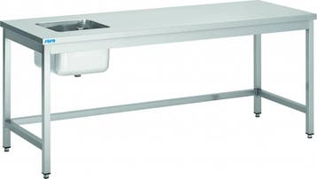 RVS Spoeltafel Met Spoelbak Links | 6 Formaten Saro, Verzenden, Nieuw in verpakking