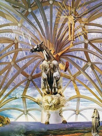 Kunstdruk Salvador Dali - Santiago el grande 60x80cm, Verzenden, Nieuw