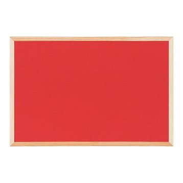 Kurk prikbord - houten lijst - 120 x 90 cm  - Rood, Huis en Inrichting, Woonaccessoires | Memoborden, Ophalen of Verzenden, Nieuw