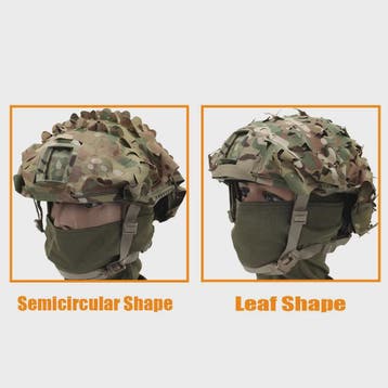 Tactische FAST Helm Cover met Laser Cutting 3D Camouflage -, Verzenden